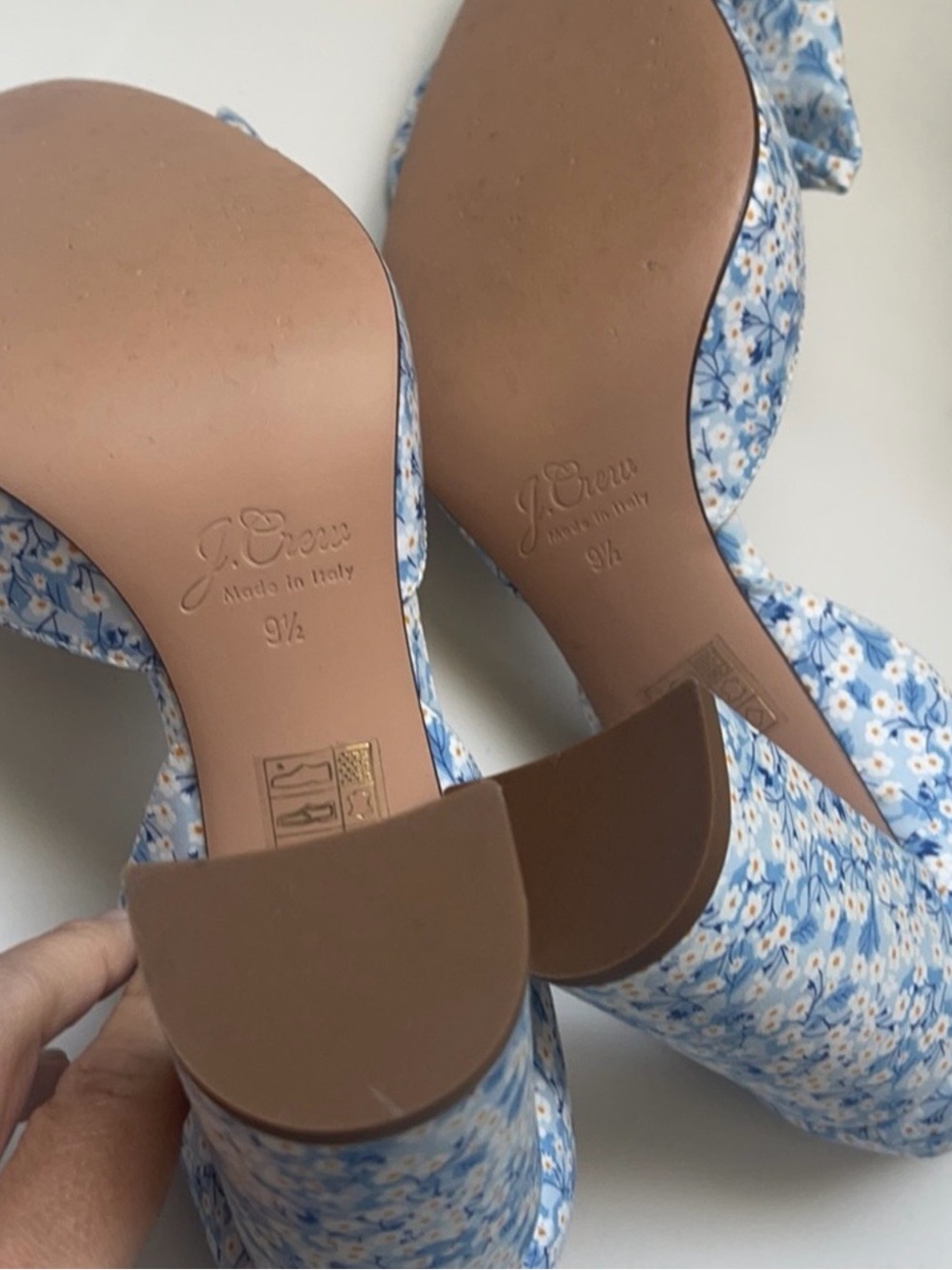 J.Crew Liberty Collection Daisy Patterned Heels - Picture 4 of 6